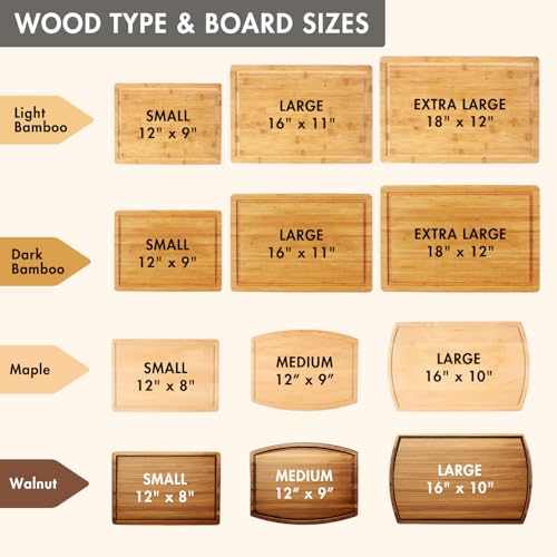 Tabla de cortar rectangular de madera personalizada miniatura 4