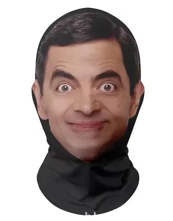 Palmer Tech Máscara de esquí Bean Sheisty – Divertido pasamontañas de celebridad, regalo negro – Mr Rowan Atkinson, Negro, Talla única