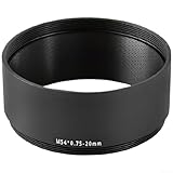 Gdfnmogo Aluminium-Brennweitenverlängerungsrohr mit M54 x 0,75 Gewinde für Astronomische Teleskop-Fotografie, kompatibel mit T-Ring, 3 mm bis 50 mm Größen erhältlich (M54 x 0,7-20 mm)