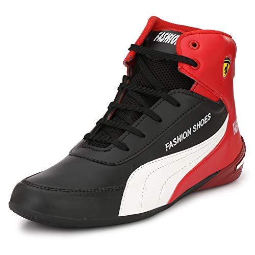 High Ankle Boot Shoes with PVC Sole 