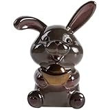 Décoration de lapin changeant de couleur : fabriquée en résine, la figurine de lapin en forme de lapin est résistante à la décoloration et ne se casse pas facilement