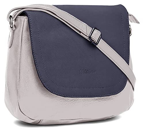 Image of WildHorn Modern & Stylish Cross-Body Leather Bag For Girls & Women I Leather Sling Bag I Handcrafted I Ultra Strong Stitching I- Ideal for Travelling, Parties, Weddings & Gifts