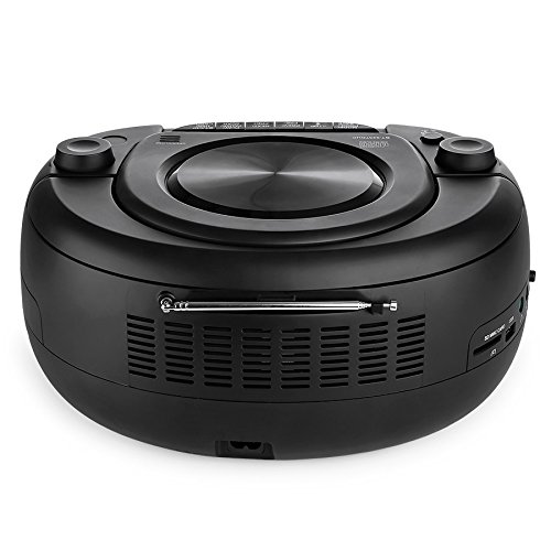 Caixa De Som Boombox Big 20W Rms Bt/Cd/Fm/Usb/Sd Preta - SP244