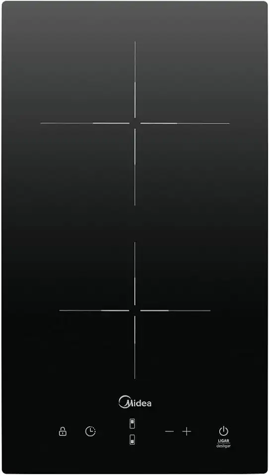 Cooktop 2 Bocas Elétrico Midea CCB20P2-220v