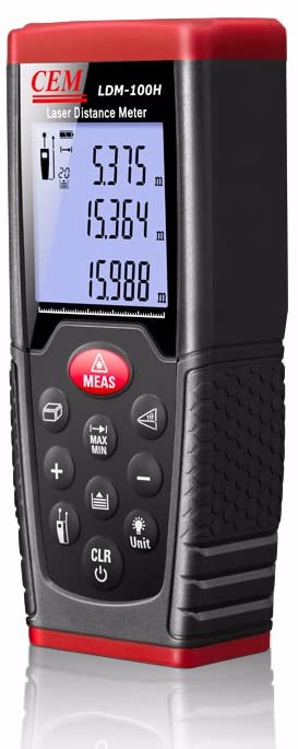 CEM LASER DISTANCE METER LDM-100H 100m Measurement Range