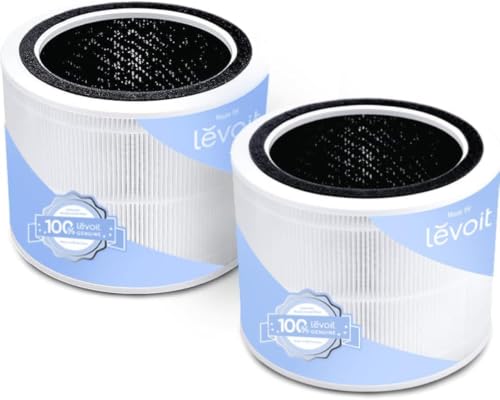 Image of LEVOIT Core 200S-P Replacement Filter,Genuine Core 200S-RF Air Purifier Filters,Supports HEPA Sleep Mode,High-Efficiency Activated Carbon for Removal of Smoke,Odor,Allergens,Pollen,(Pack of 18)