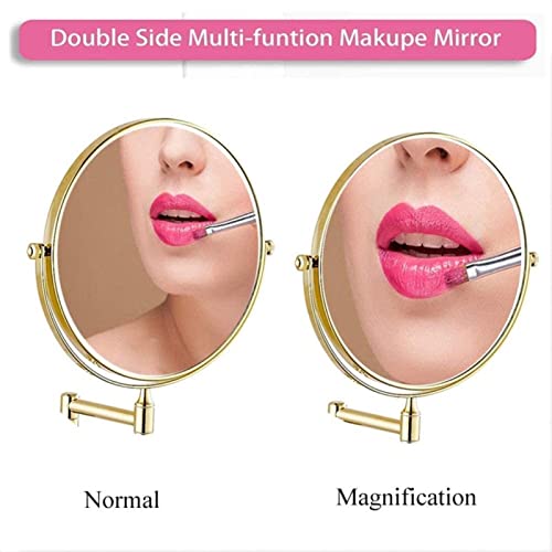 Miroir de maquillage mural 3x évite reflets déformés 15cm - 3