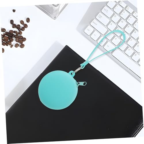 VALICLUD Portable Silicone Coin Pouch Cartoon Storage Case for Coins Keys and Accessories Lightweight Zipper Wallet Green for Boys and Girls and Adults4