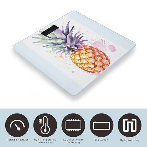 Báscula digital para baño Smart Scale con pantalla grande miniatura 3