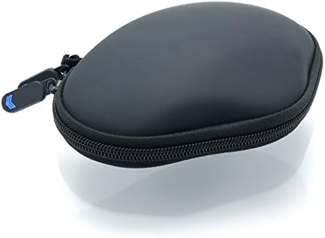 SABER Compact Travel Hard Padded Protective Case for Logitech G602/G603/G604 Wireless Gaming Mouse (Black)