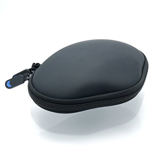SABER Compact Travel Hard Padded Protective Case for Logitech G602/G603/G604 Wireless Gaming Mouse (Black)