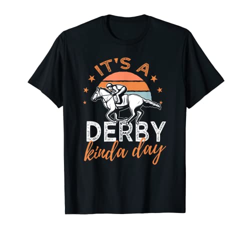 Hombre Divertido Derby Day Race Horse - Carreras de caballos Camiseta