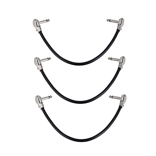 Cabo de remendo de instrumento de pedal de efeito de guitarra de 30 cm / 12 pol. 1/4