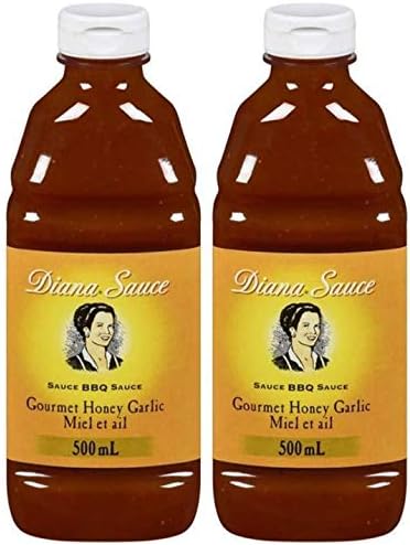 diana Diana Honey Garlic Barbeque Sauce 500ml, 2 Pack Imported from Canada
