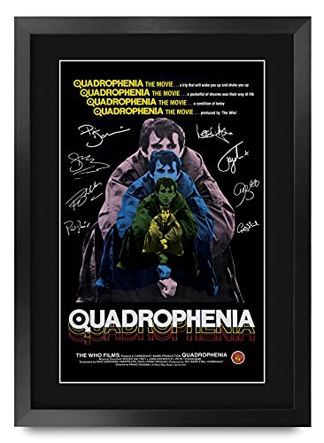 Affiche Quadrophenia signée format A3 pour votre salon cinéma