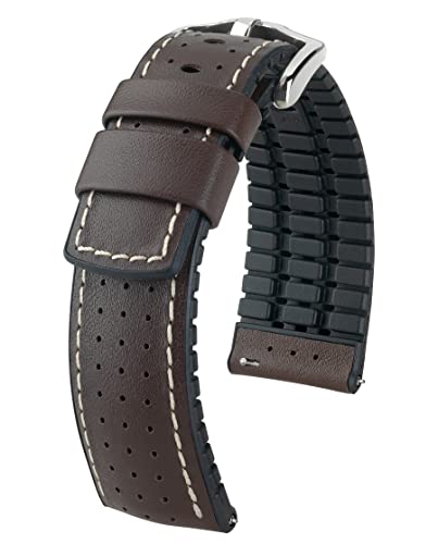 Bracelet montre Tiger HIRSCH 22mm homme cuir sport étanche抗汗 et flexible
