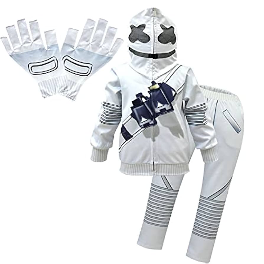 2つ　マシュメロ edm marshmello コスプレ ハロウィン マスク マシュメロ edm marshmello コスプレ ハロウィン マスク グッズ