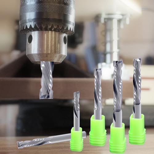 Broca VHM de compresión de 8 mm para evitar astillado en cortes de madera 4