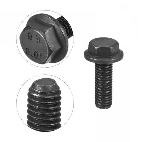 Tornillos de cabeza hexagonal métricos M10 x 30 mm para motor y chasis 4