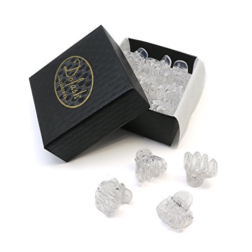 Dofash 12 piezas clip para el cabello de 2 cm en plástico transparente - Juego de pinzas de garra para mujeres y niñas miniatura 5