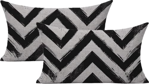 Housse coussin avec fermeture invisible et imprimé double face - 2