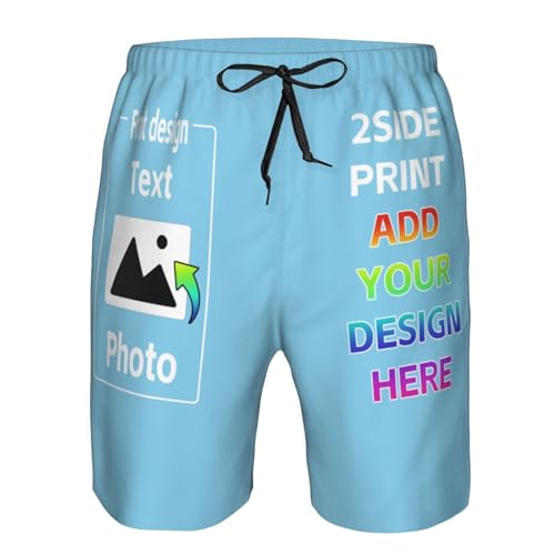Custom Shorts for Men Personalized Bulk Shorts with Text Photo Customized Sweat Shorts with Mesh Lining Pocket