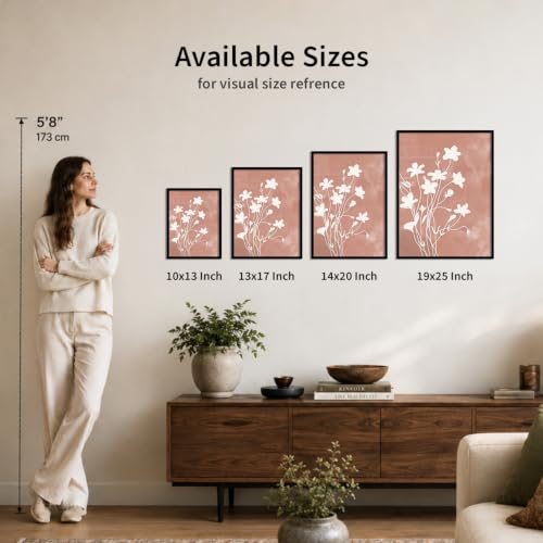Image of kotart Pattern wall art Digital Painting for Decoration - Prints Bedroom Office, living room Decor, hanging frames (Pack of 6 Multicolor) (14X20 Inch, A)