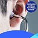 Nuvälsa Earscope - In-Ear Stethoscope Ozone Insufflator with Medical Silicone Tube, Soft Ear Plugs, Male Luer Lock