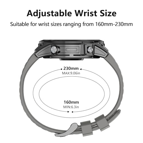 Image of Silicone Band for Garmin Enduro 3 2 /Fenix 8 pro /tactix 8 AMOLED 51mm /Fenix 7X /6X pro sapphire solar /5X plus, 26mm Quickfit Sprot Watch Strap Replacement for Descent Mk2i /3i /epix Pro /quatix 8 51mm