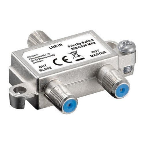 3 Stück - SAT-Schalter verteilt/schaltet 1 LNB auf 2 SAT-Receiver