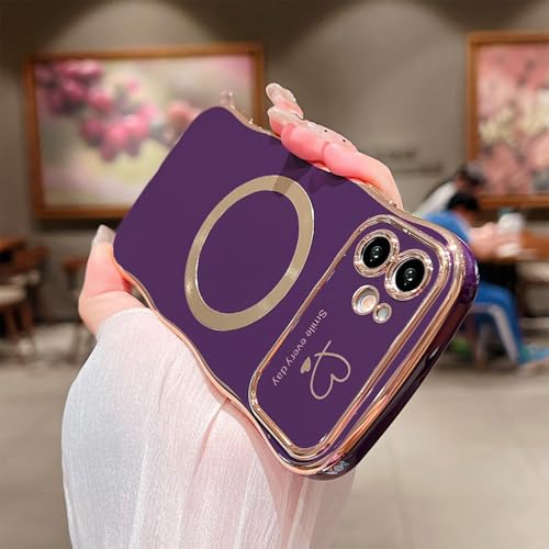 Coque iPhone 15 Pro Max antichoc rose vague MagSafe