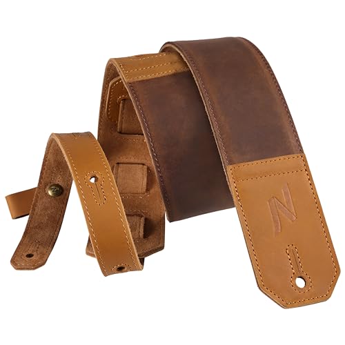Sangle de guitare de 5,8 cm de large rembourrée pour jouer sur scène sans douleur