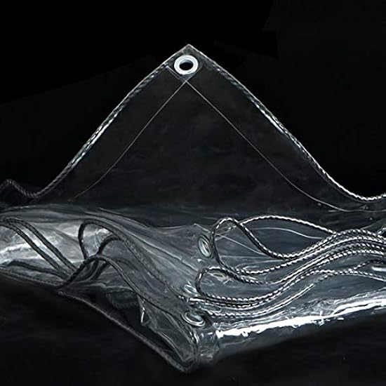 Tenda Antipioggia Antivento Telone/Pellicola Per Finestre Trasparente 0 5 Mm 650 G M Impermeabile Per 1122434 - Foto 9