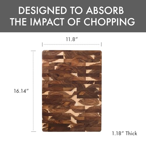 Tabla de Cortar Dexas Acacia End Grain Reversible 30x47 cm miniatura 2