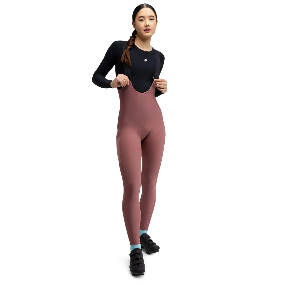 SIROKO - Cuissard Long Cyclisme Gravel pour Femme Delta-W Brown