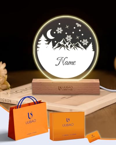 UUBAO Personalized Night Light for Baby Kids Custom Name Gift