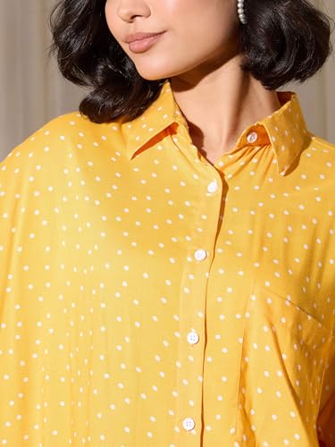 Image of barcino Fuchsia Tropical Floral Oversized Shirt