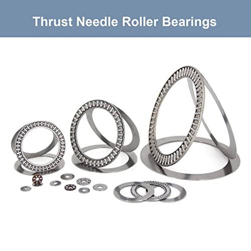 Hipicco Axk1528 2As Thrust Needle Roller Bearings With Washers 10Pcs，15 Bore 28 Od 2Mm Width, Gcr15 Hardness #TOP3