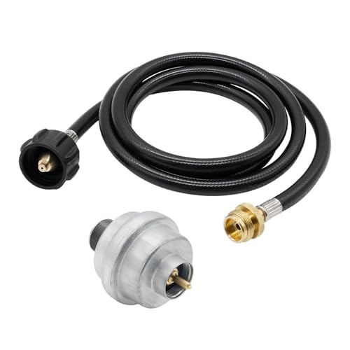 Thaekuns Propane Fuel Filter F273699 with 6 FT Hose for Mr Heater Buddy, Big Buddy, Indoor Use