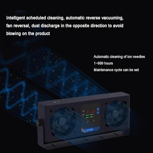 Ionizador Eliminador de Electricidad Estática con Doble Ventilador miniatura 3