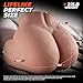 22LB Sex Doll Male Masturbator with Virgin Vagina and Anal, Life-Sized Pussy Ass Masturbator Sex Toys for Men Masturbation, Realistic Stroker with 2 Hole for Man Orgasm (Flesh)