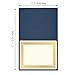 Geographics Navy Blue Linen Certificate Award Kit with Gold Foil Seals & Ivory Cardstock Certificates, 8.5″ x 11″, 75-Piece Recognition Set