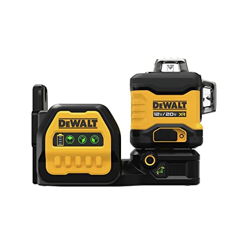 DEWALT 20V/12V MAX Laser Level Kit, 3 x 360, Green (DCLE34030G), Color Yellow by DEWALT - Image 2