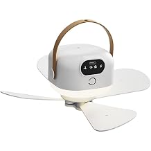 Plastic Patio Ceiling Fan with Light Remote Timer Function