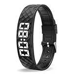 Witfoam Wecker Armband – Smartes Vibrationsarmband für sanftes Aufwachen, Schlafphasen-Tracker, leise, wasserdicht, mit Langer Akkulaufzeit für besseren Schlaf und Energie, Schwarz
