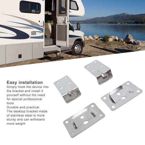 Pata de mesa RV ajustable y extraíble para soporte de escritorio en camper 2