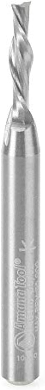 Amana Tool - 46410 Solid Carbide Spiral Plunge 5/32 Dia x 5/8 x 1/4" Shank Down-Cut