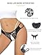 ohmydear Ouvert String Tanga für Damen Erotische Damen Höschen Sexy Unterwäsche Frauen Spitze Thongs Heiß Offen Schritt Unterhosen Elastisch Slip Ouvert Große Größen Panty Schwarz