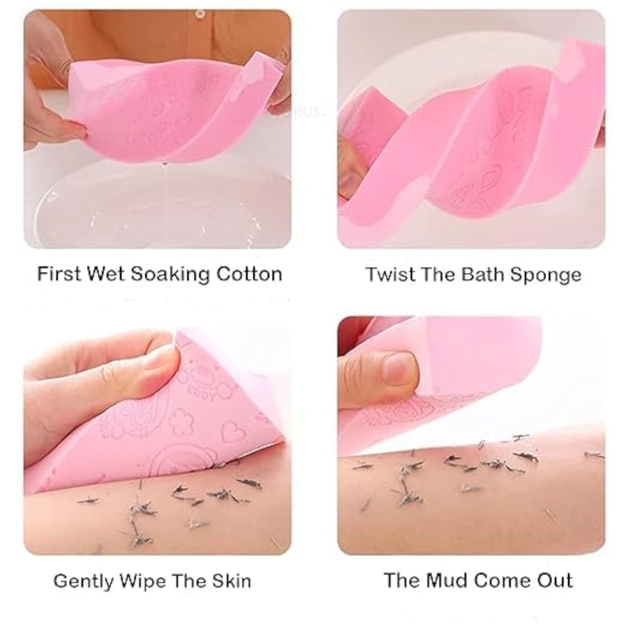 Ultra Soft Bath Sponge, Asian Bath and Dead Skin Remover