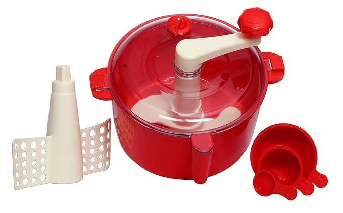 NESTIC Automatic Atta Roti Maker for Home 2 in 1 Ata Non-Electric Dough Machine Kitchen Shoppers ATA_Maker chakki Clear line Measuring Cups Set Bread Mixer May Vary Hand Tool